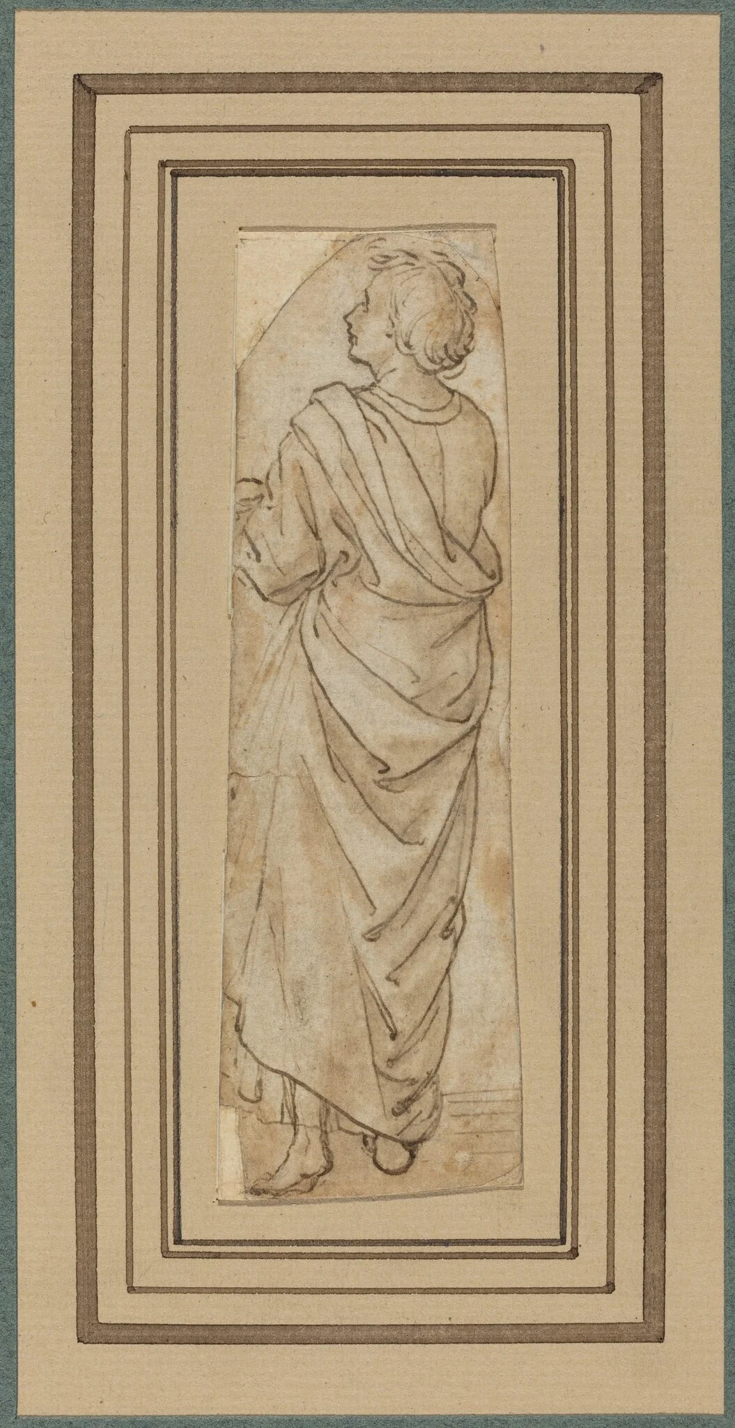 Saint John at the Foot of the Cross, detail