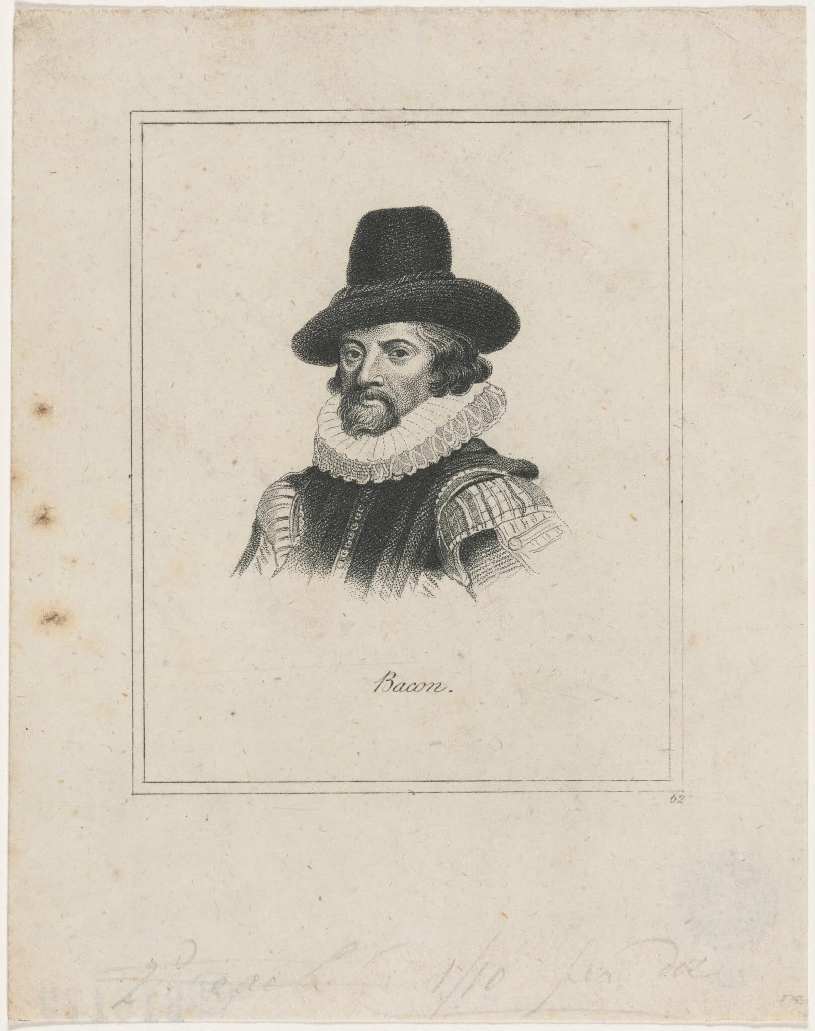 Sir Francis Bacon, detail