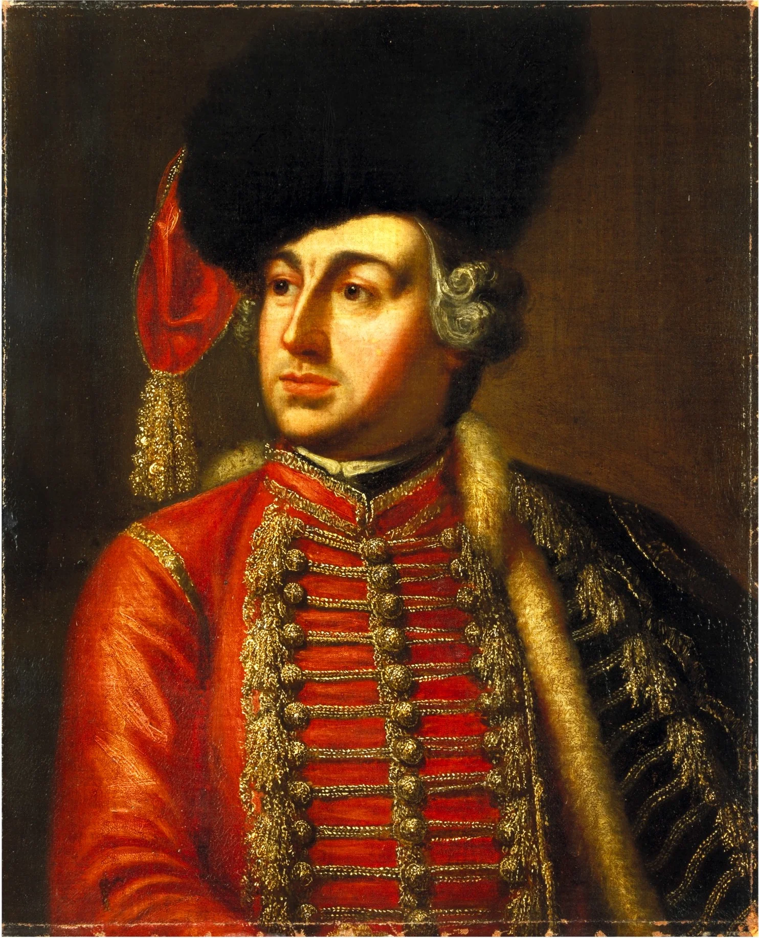 Porträt des David Garrick (1717-1779), detail