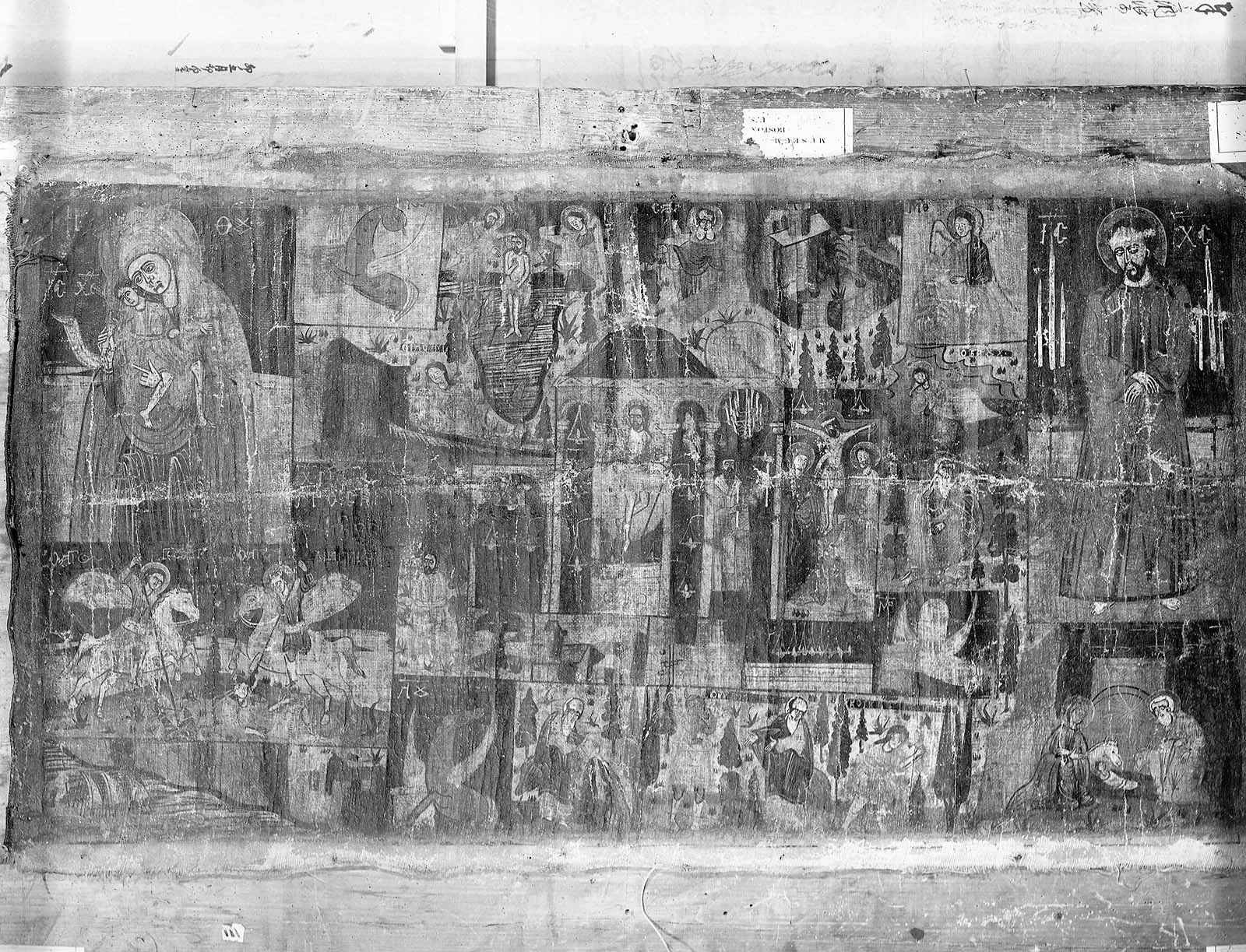 Scenes from the Life of Christ with Saints & Symbols, detail
