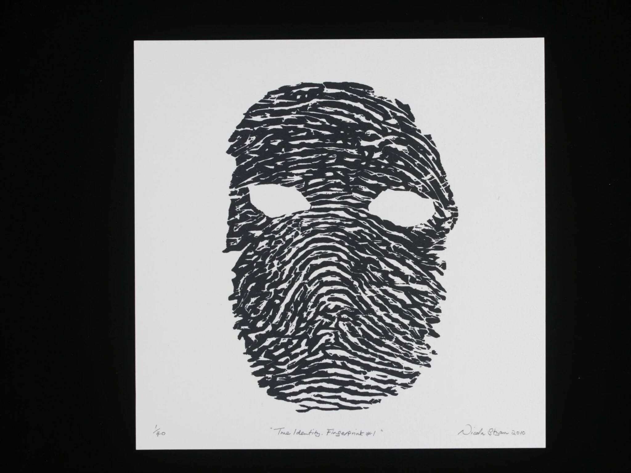 True Identity- Fingerprint #1, detail