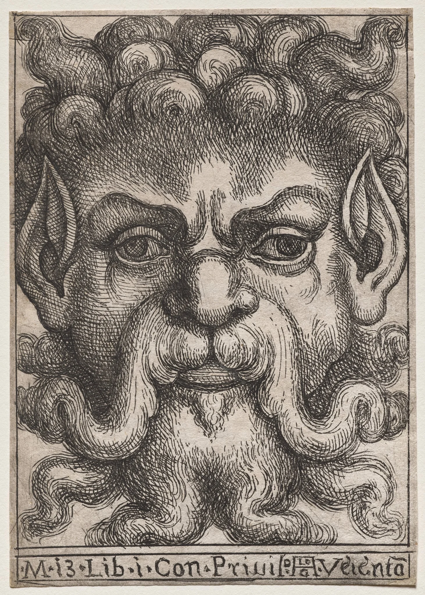 Grotesque Masks: Mask 13, Book I, detail