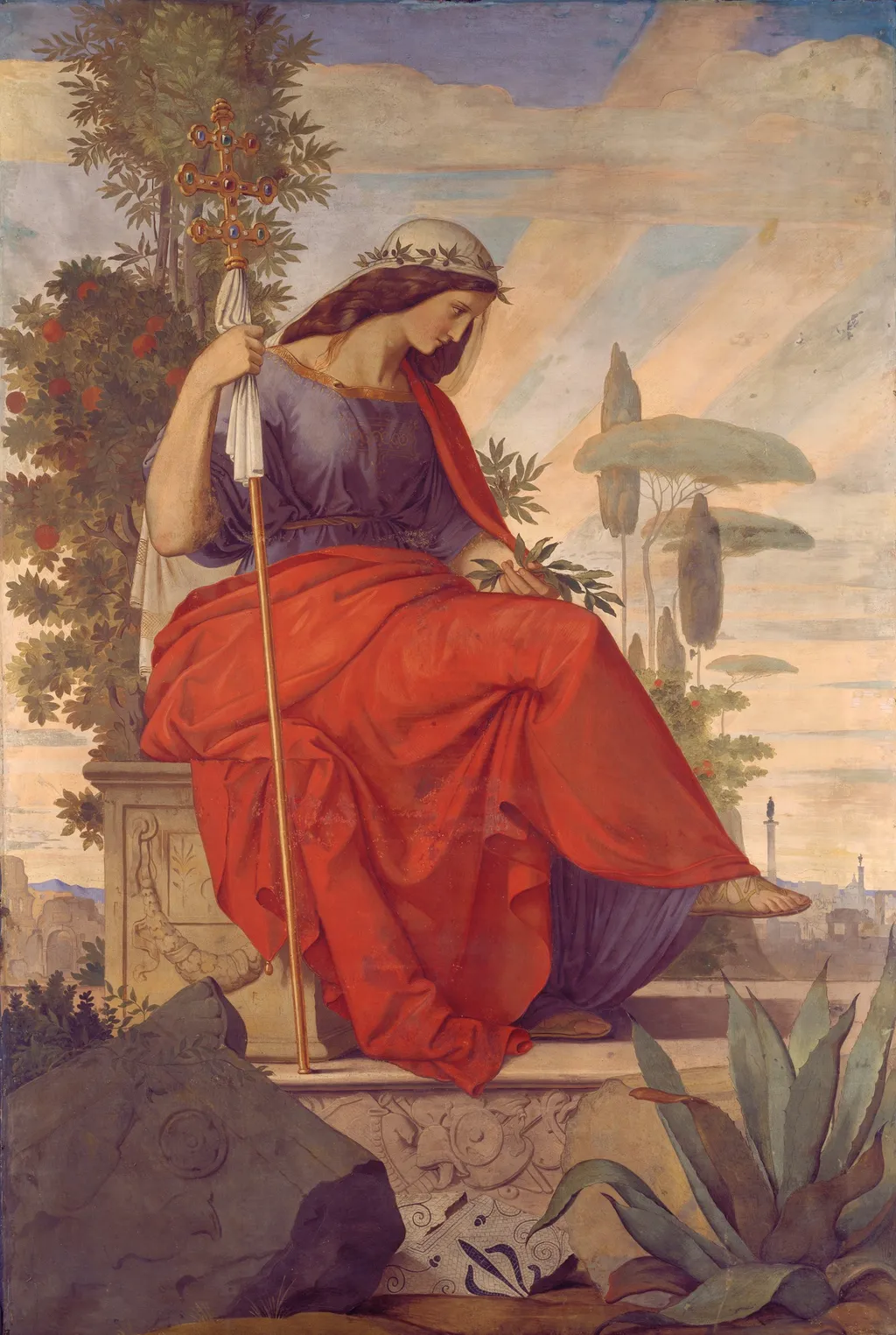 Italia, by Philipp Veit, unspecified, 1835