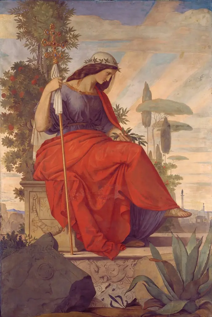 Italia, by Philipp Veit, unspecified, 1835