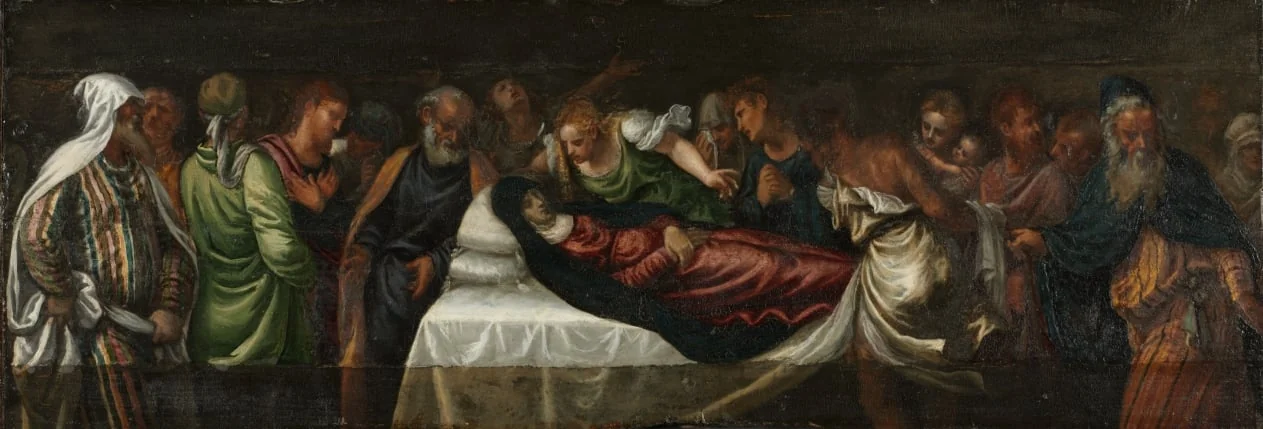Death of the Virgin, detail
