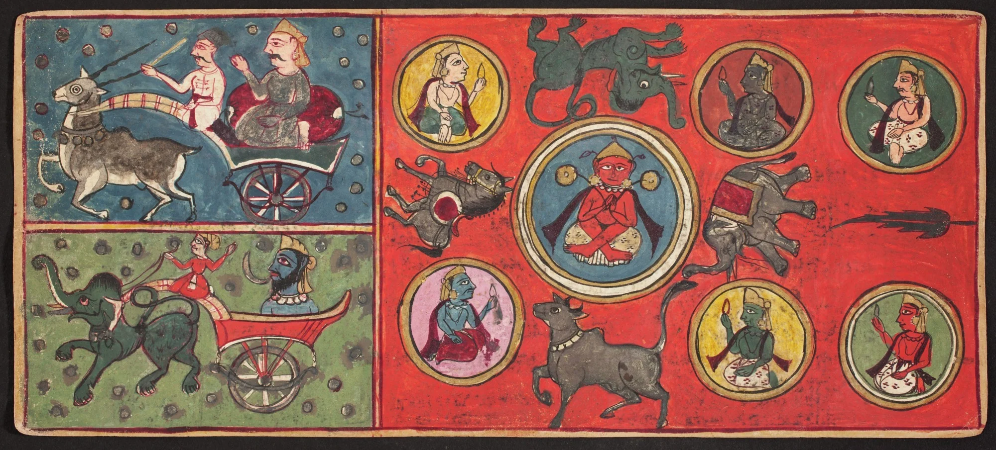 Tantric Manuscript, "Sangrahani Sutra", detail