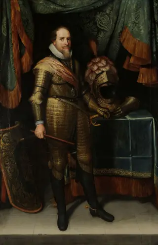 Maurice, Prince of Orange, by Michiel Jansz van Mierevelt, oil, 1613