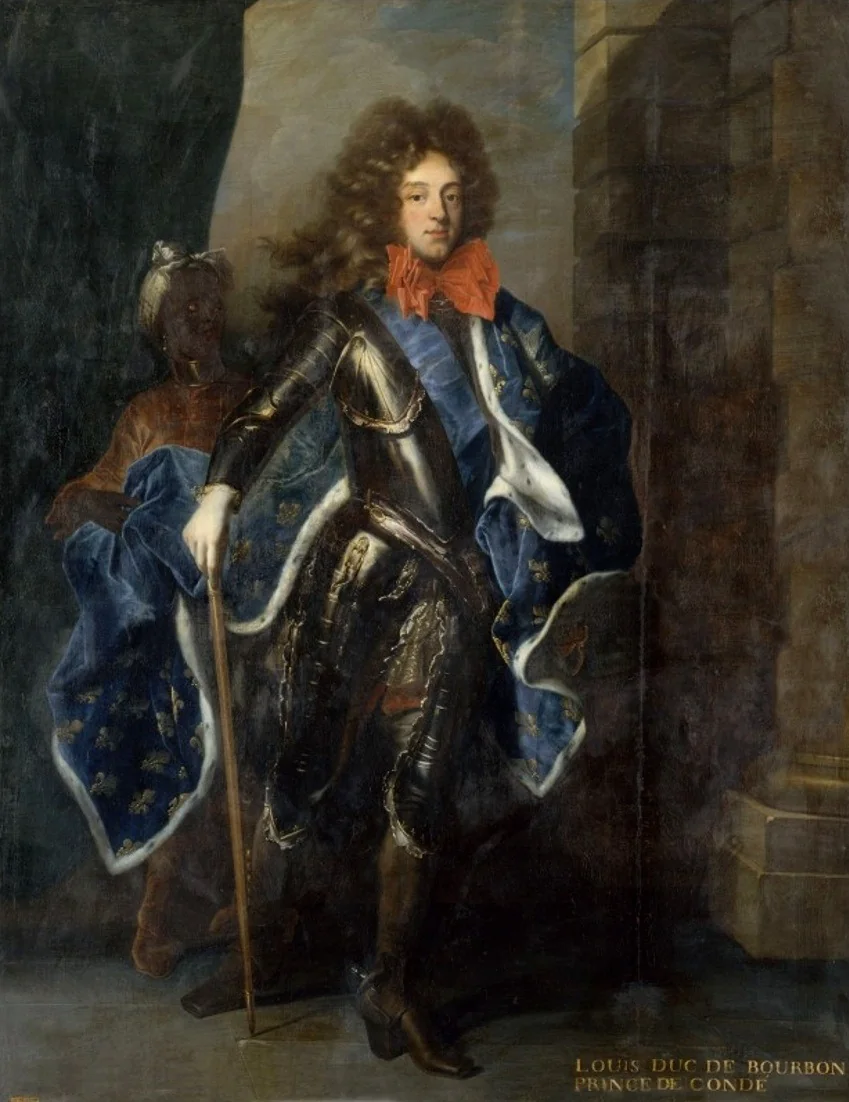 Portrait de Louis III. de Bourbon, prince de Condé (1668–1710), detail