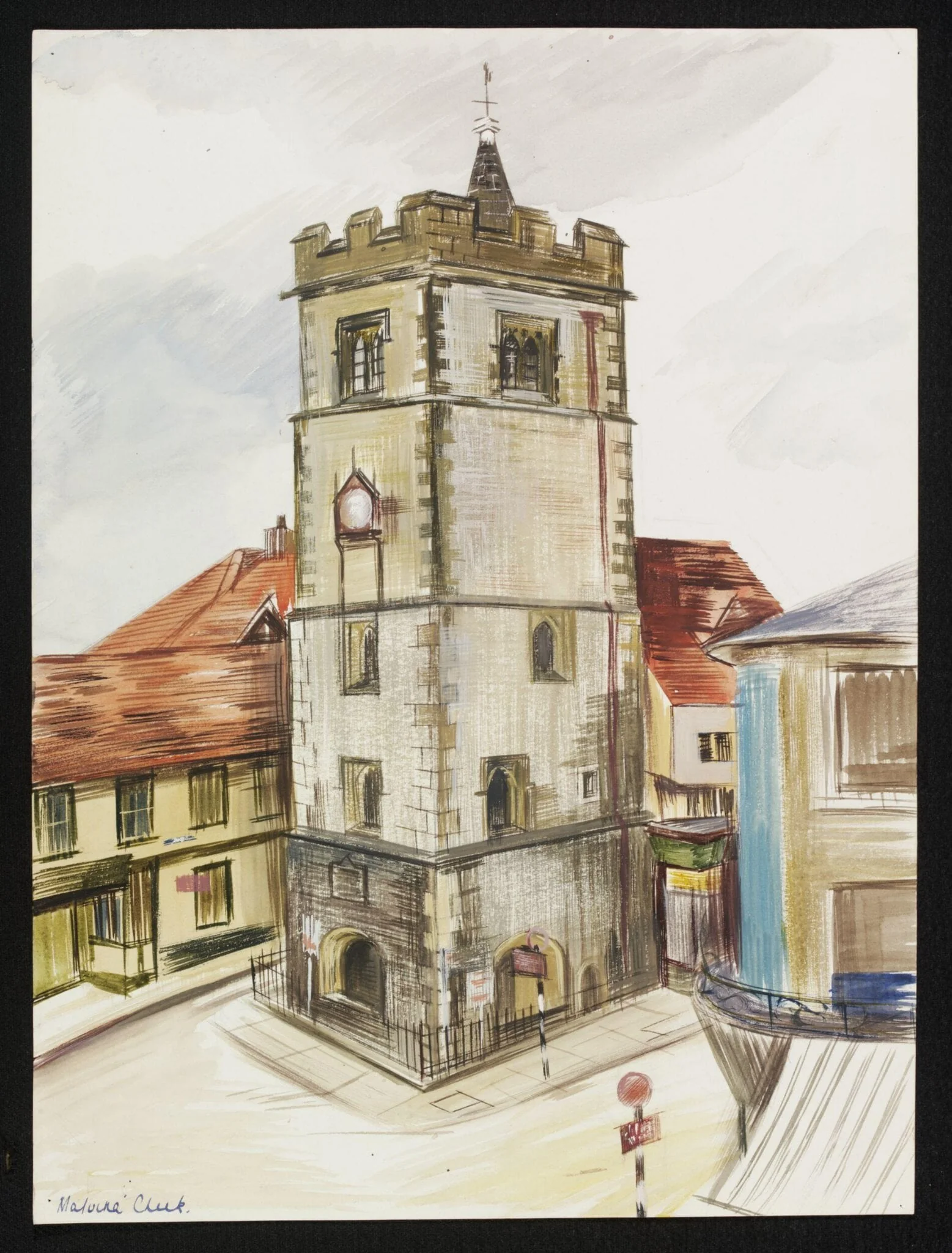 The Clock Tower, St. Albans, detail