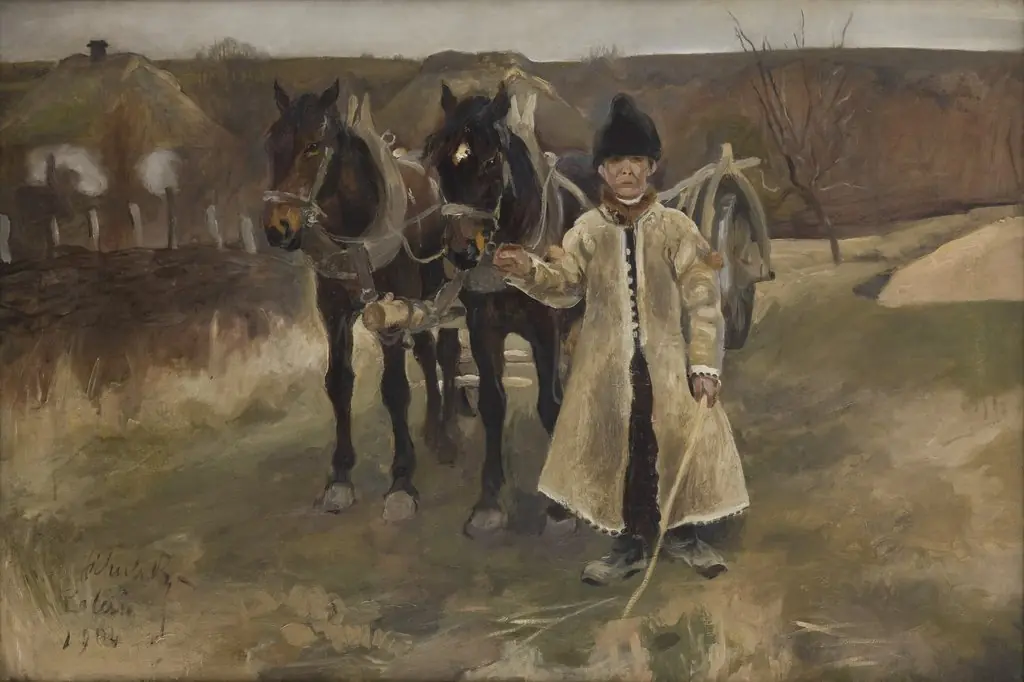 Polesie, by Kazimierz Sichulski, oil, 1904