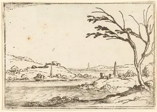 The Nile Flooding, by Jacques Callot, ink, 1628