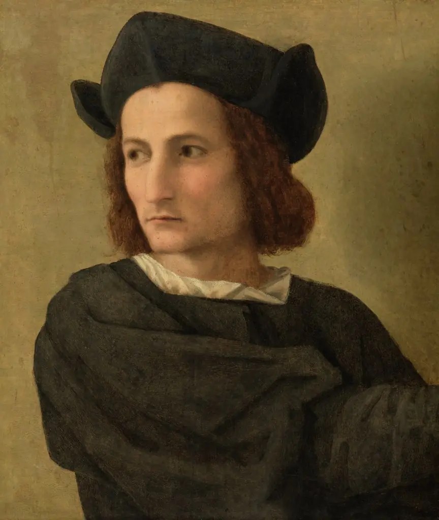 Portrait of a Man, by Franciabigio, unspecified, 1492
