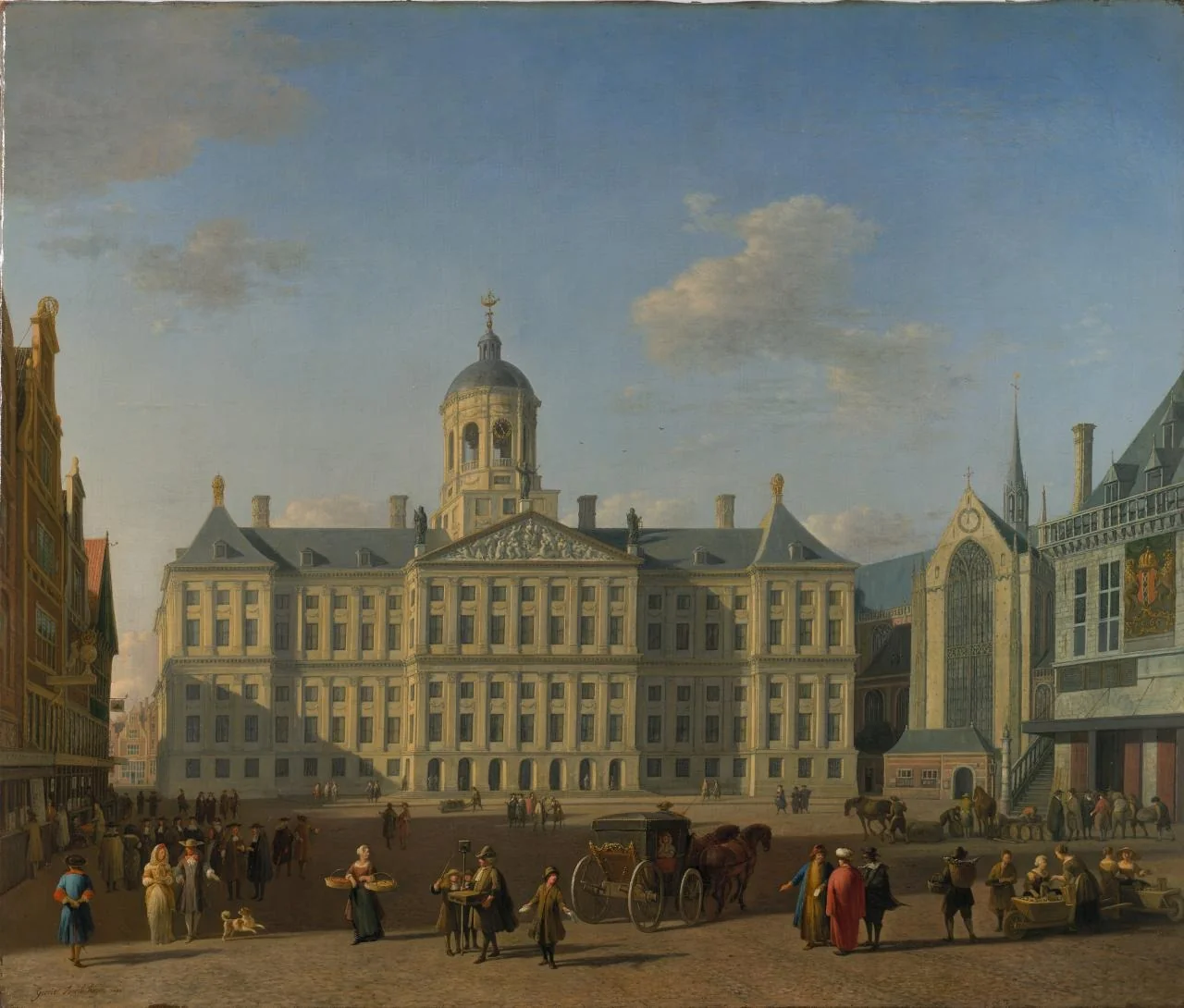 The Town Hall, Amsterdam, detail