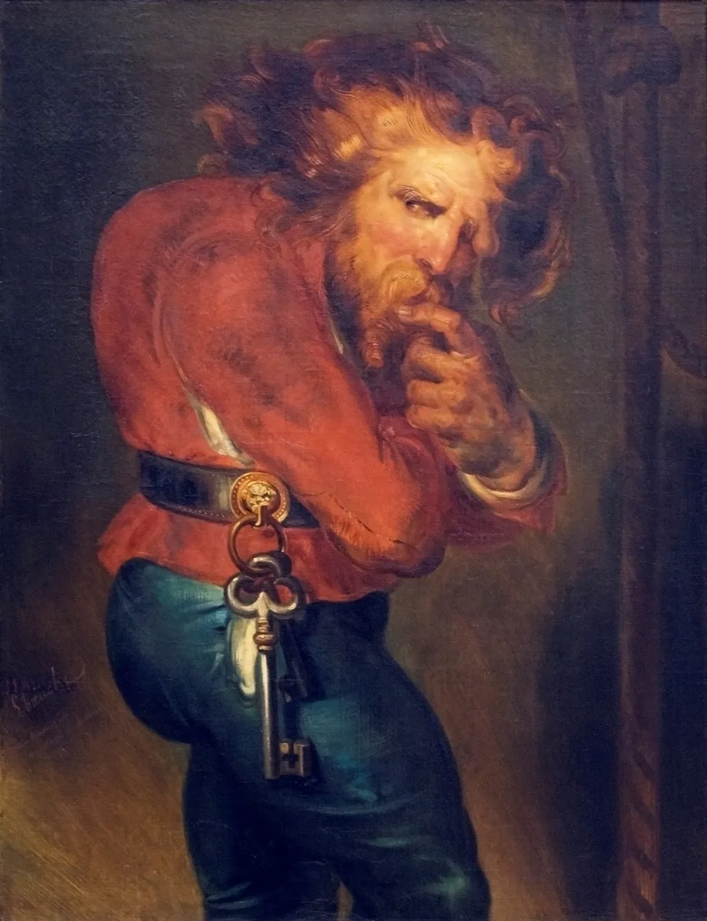 Quasimodo, by Antoine Wiertz, oil, 1839