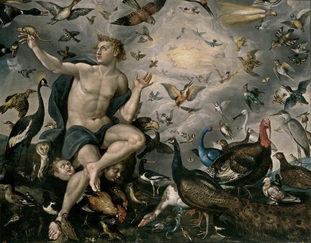 The air, by Maarten de Vos, oil, 1501