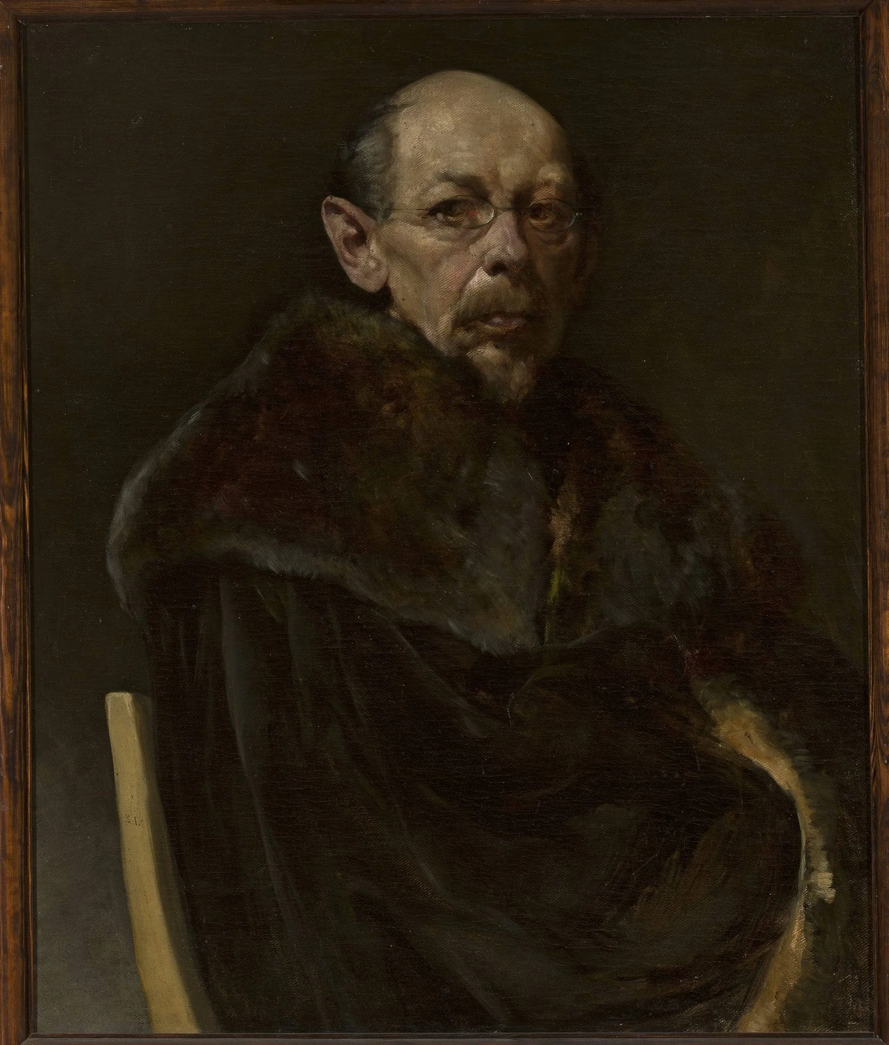 Portrait of an old man /model/, detail
