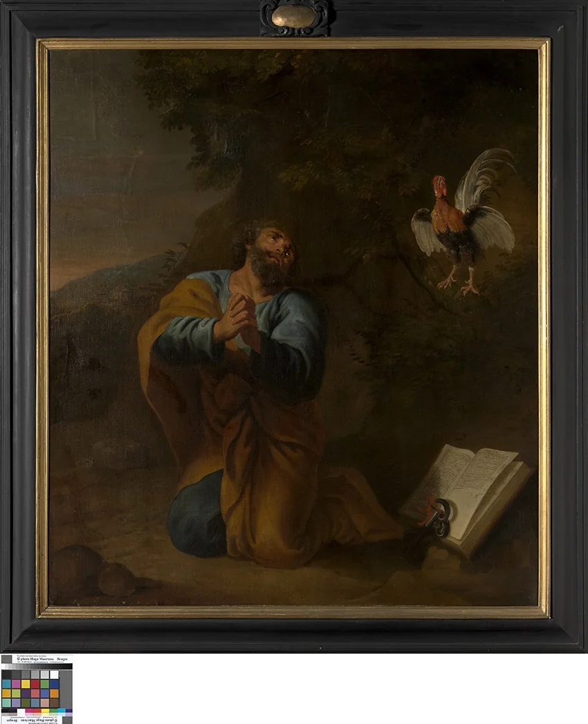Petrus' berouw, detail