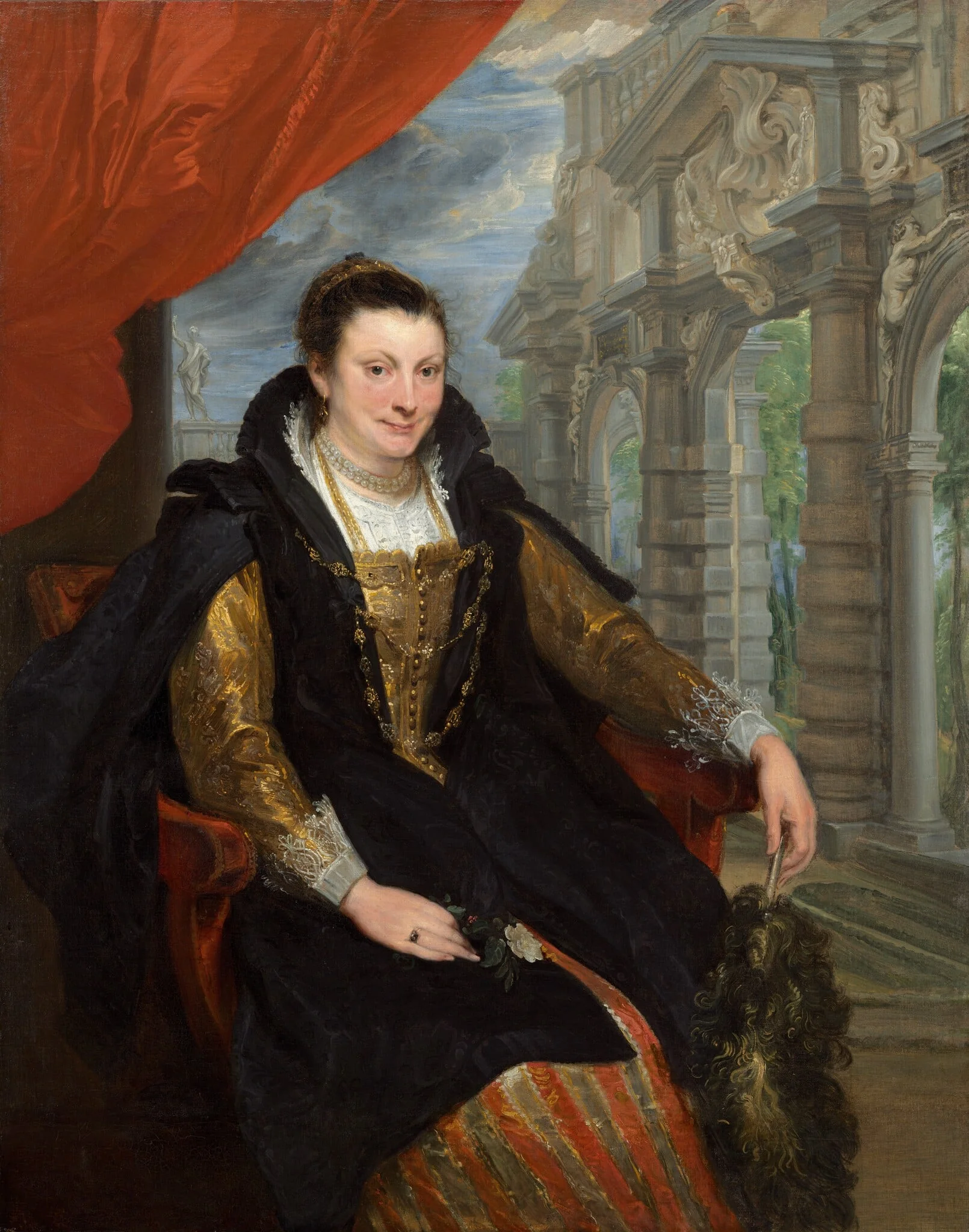 Isabella Brant, detail
