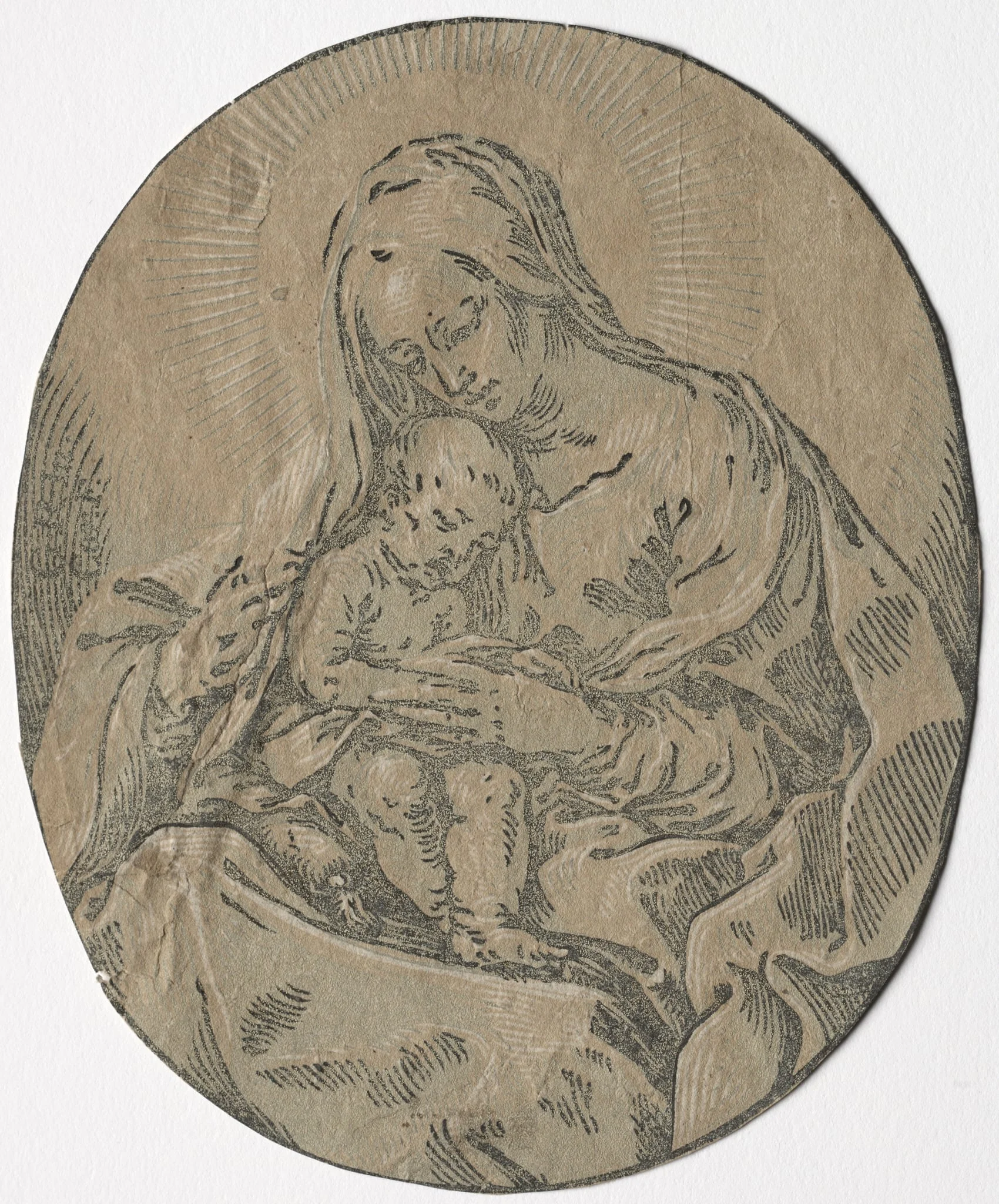 Madonna and Child, detail