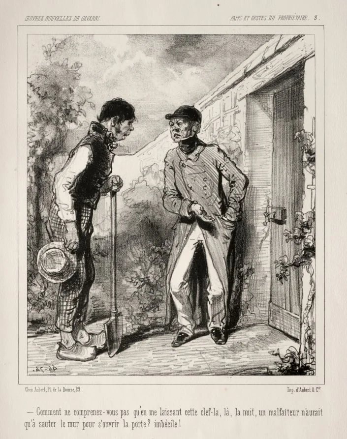 Faite et Gestes du Propriétaire, detail