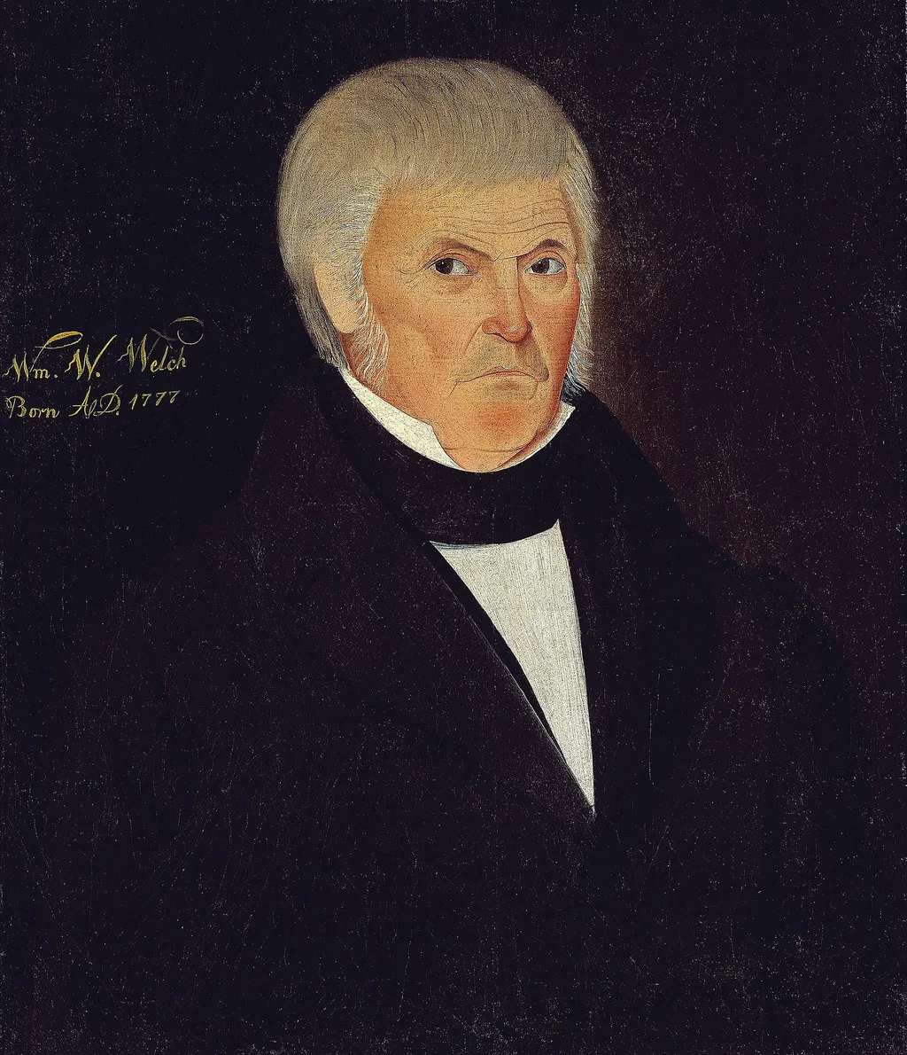 Portrait of Mr. William W. Welch, by Sheldon Peck, oil, 1837