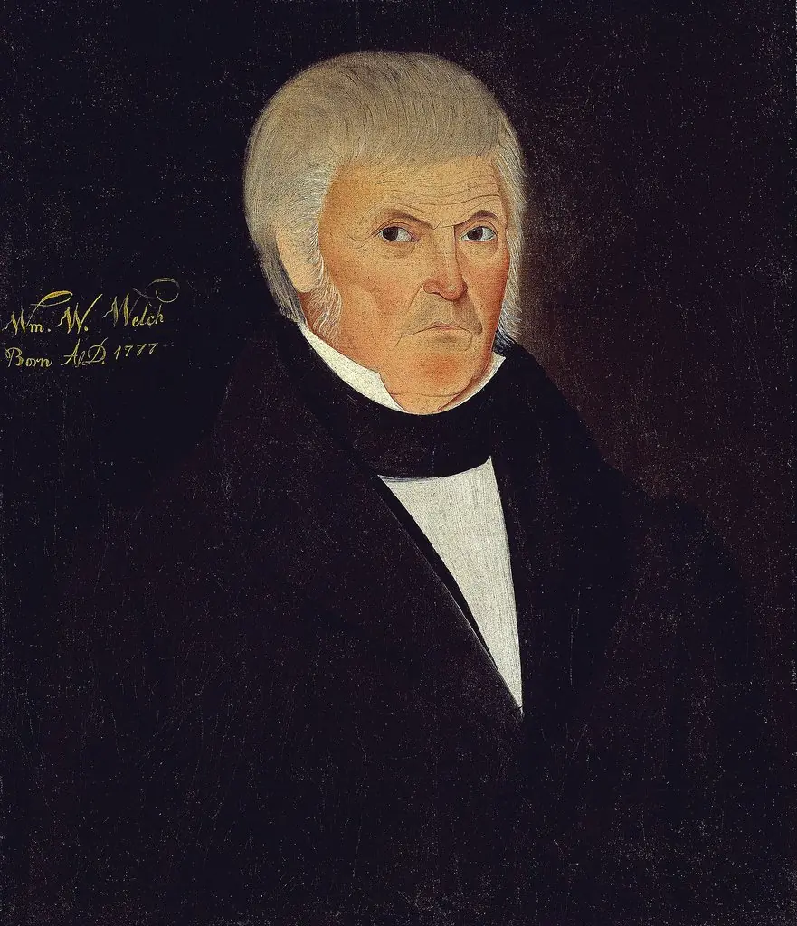 Portrait of Mr. William W. Welch, by Sheldon Peck, oil, 1837
