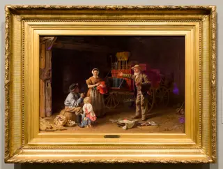 The Yankee Pedlar, by Thomas Waterman Wood, oil, 1872
