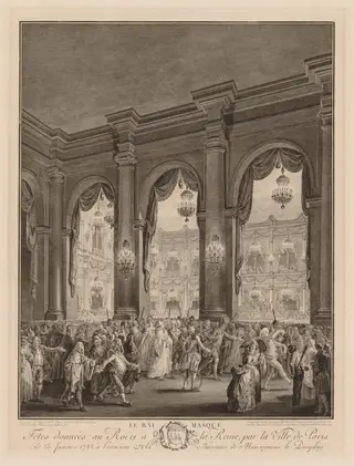 The Masked Ball, by Jean-Michel the Younger Moreau, 1782