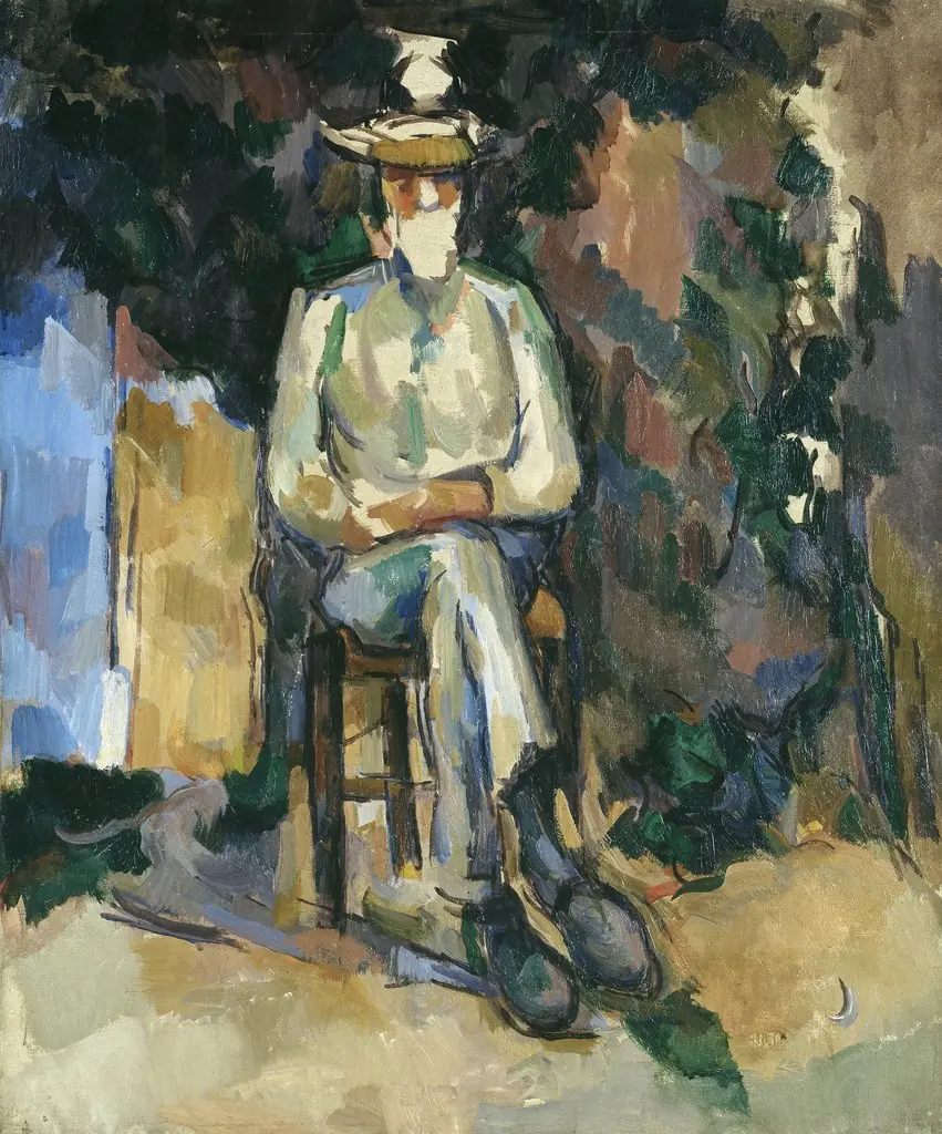 The Old Gardener, by Paul Cezanne, oil, 1906
