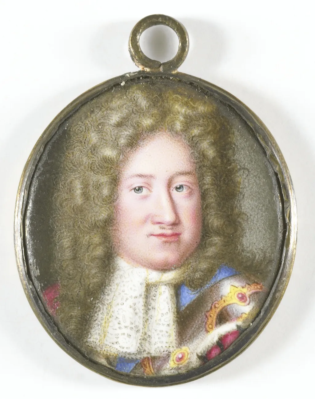 Portrait of Friedrich I van Pruisen (1657-1713), by Samuel Blesendorf, copper, 1696