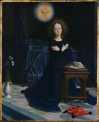 The Annunciation, by Gerard David, oil, 1506