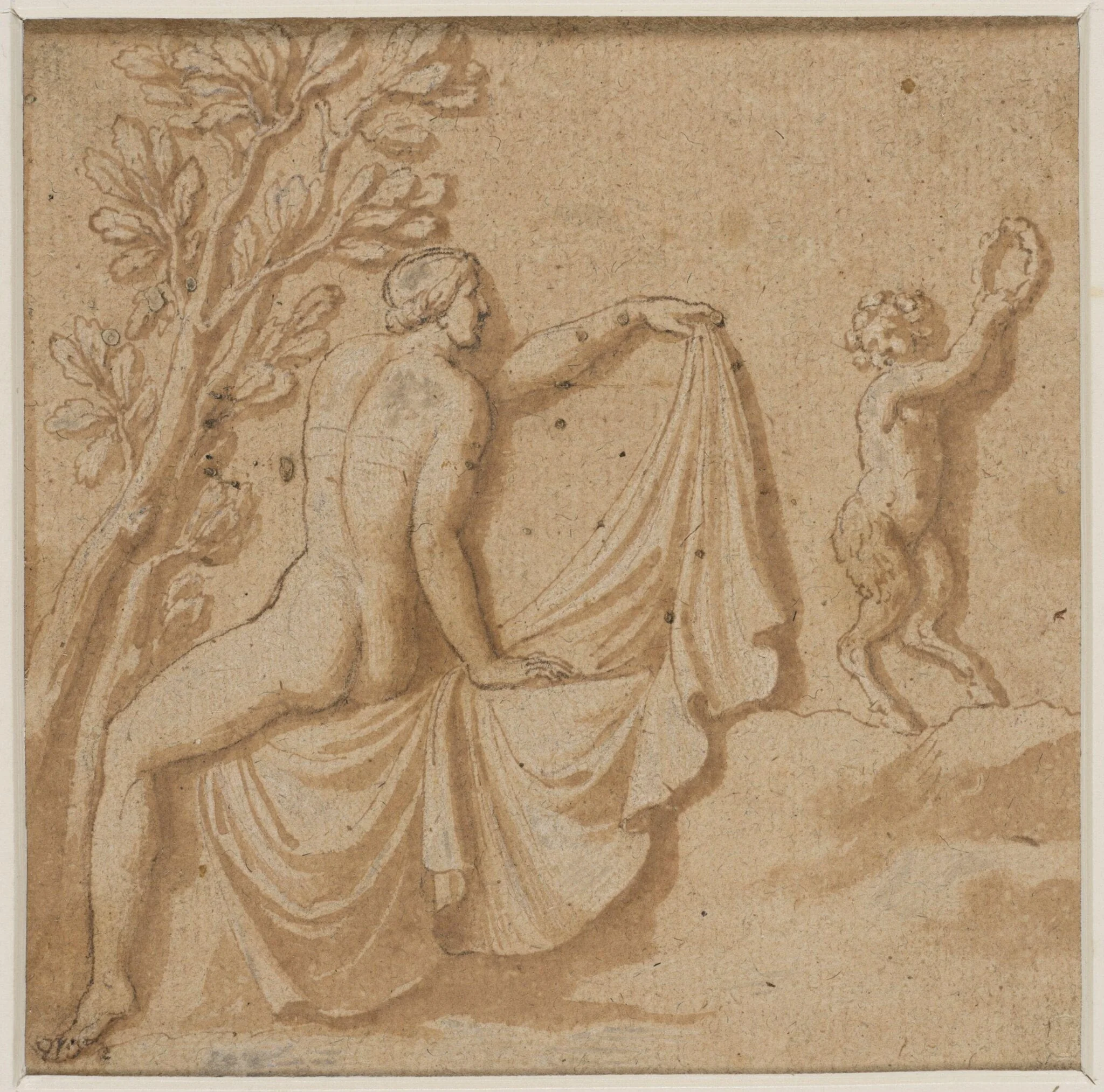 Mythological scene, detail