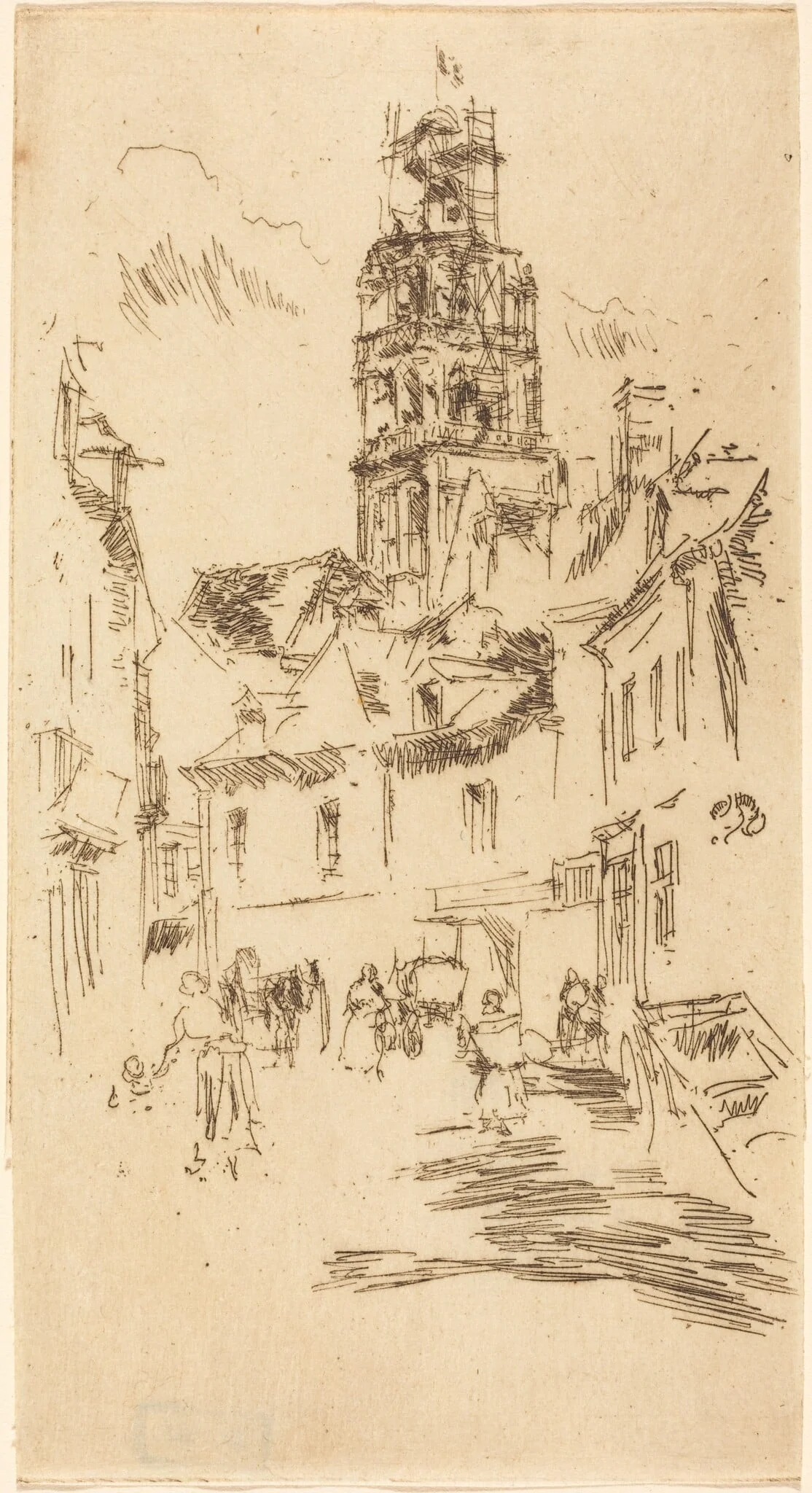 Tour St. Antoine, Loches, detail
