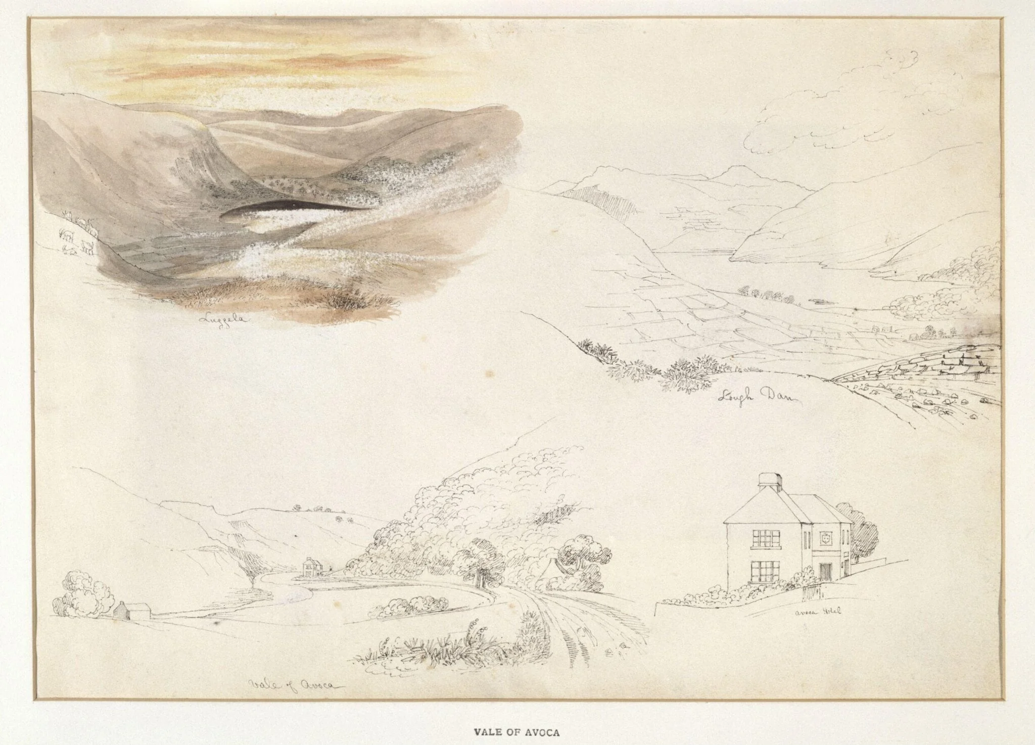 Vale of Avoca, detail