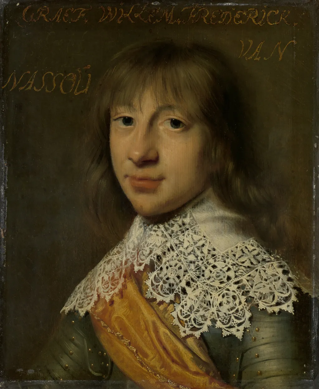 Portrait of Willem Frederik (1613-64), Count of Nassau-Dietz, by Wybrand de Geest, oil, 1632
