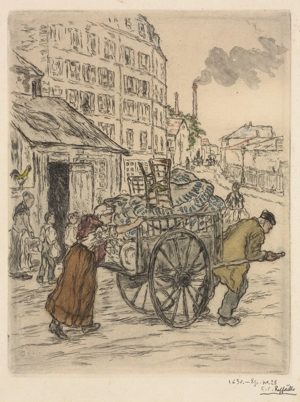 Le Déménagement, by Jean-François Raffaëlli, 1894