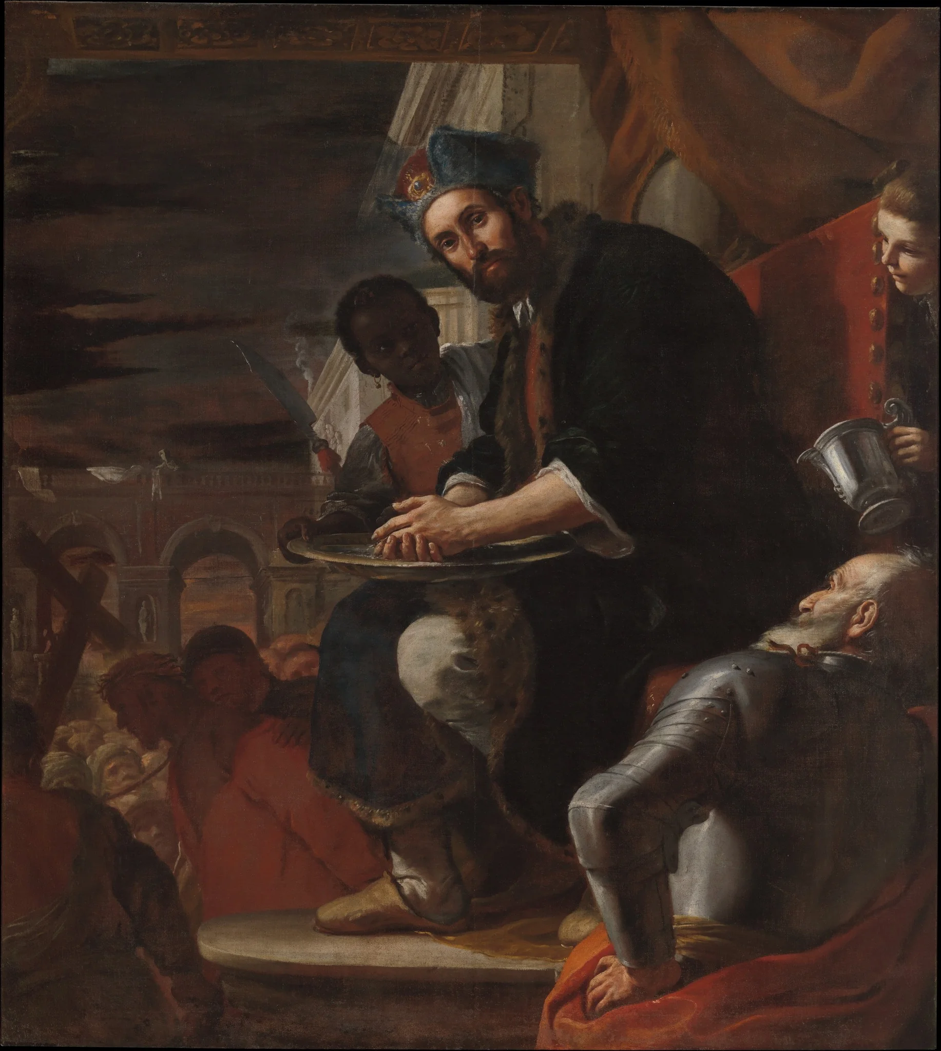 Pilate Washing His Hands, detail