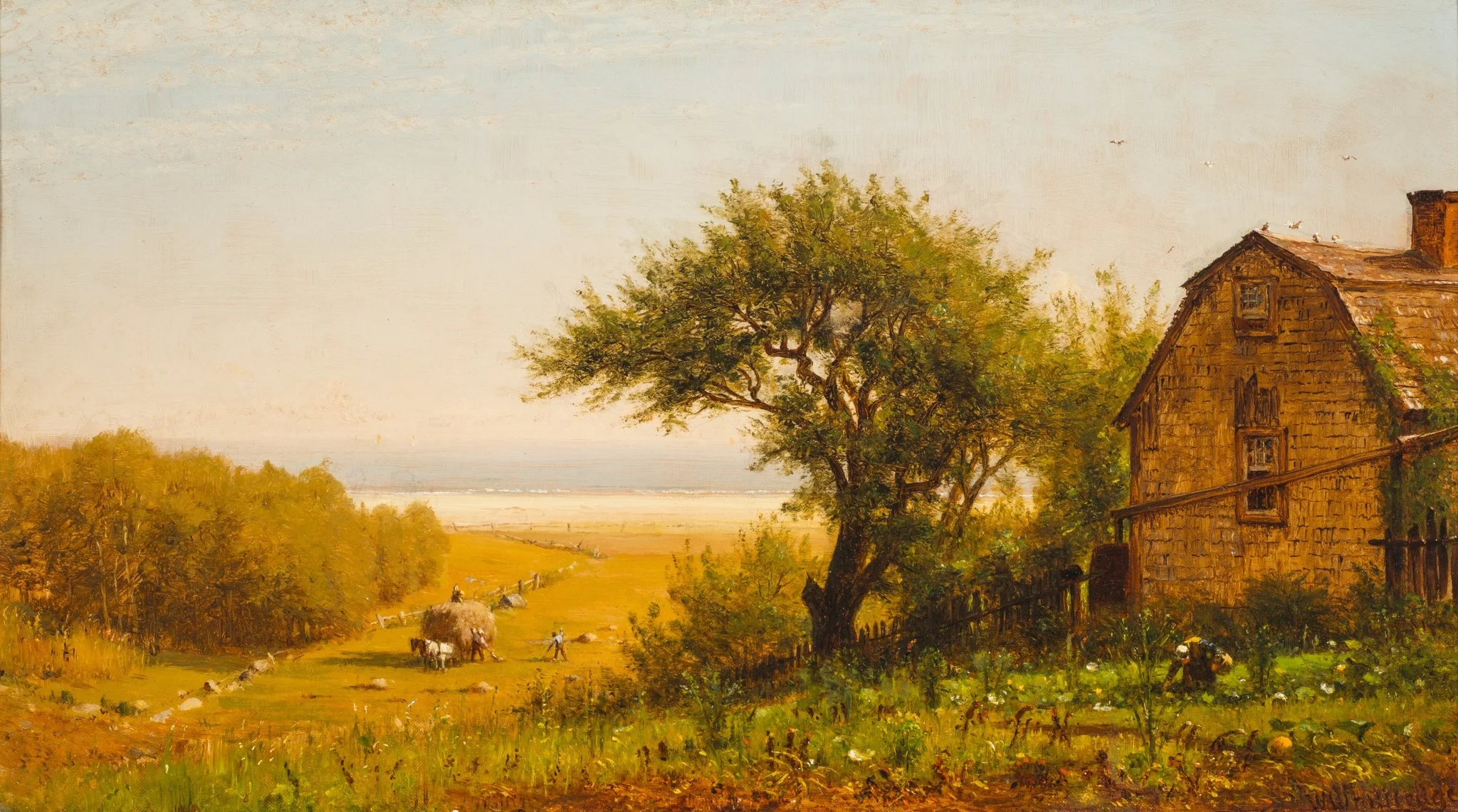 A Home by the Seaside, detail
