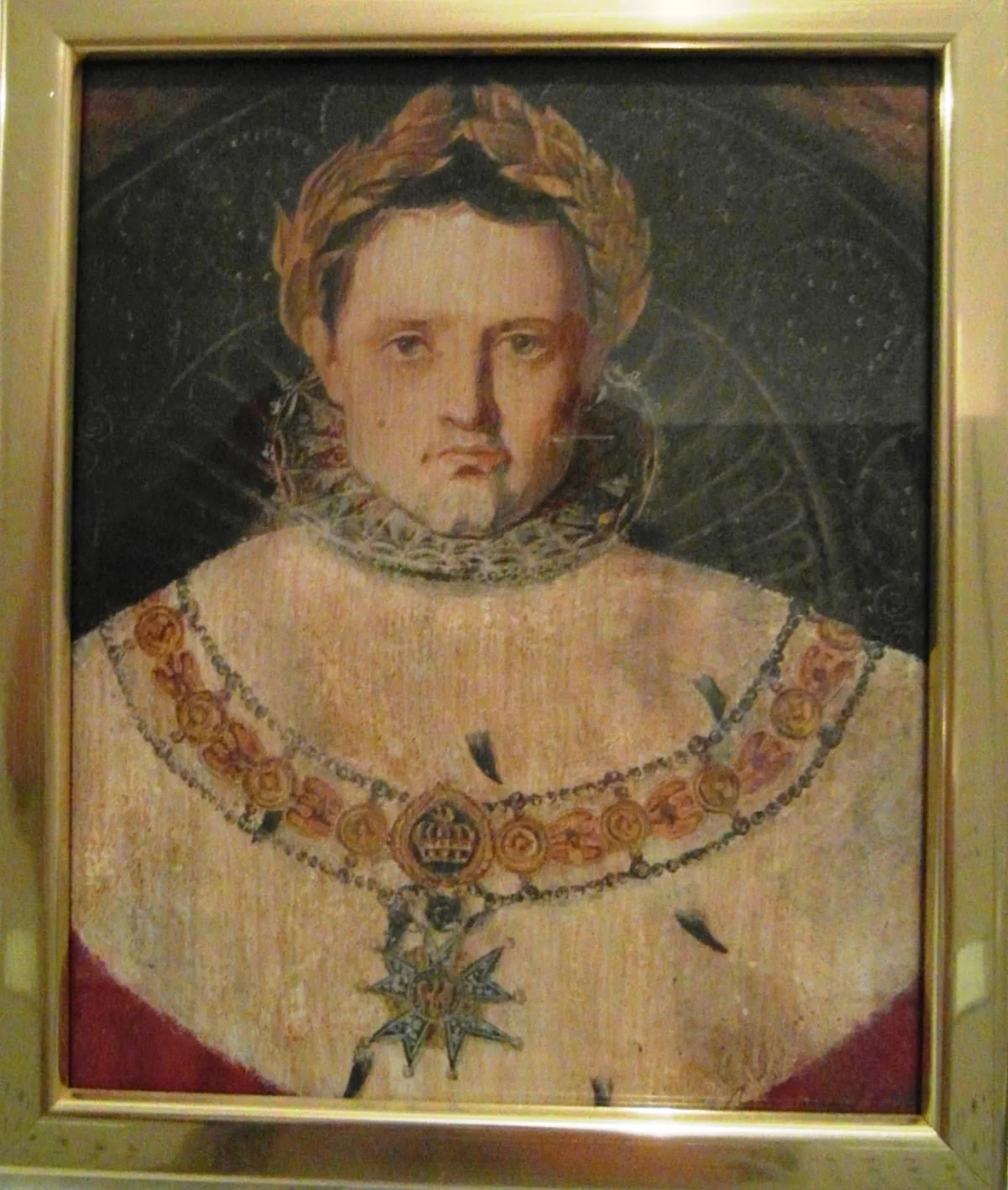 Napoleon Bonaparte Împărat Verso, detail