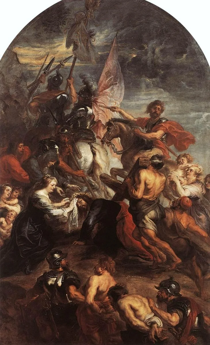The Road to Calvary, detail