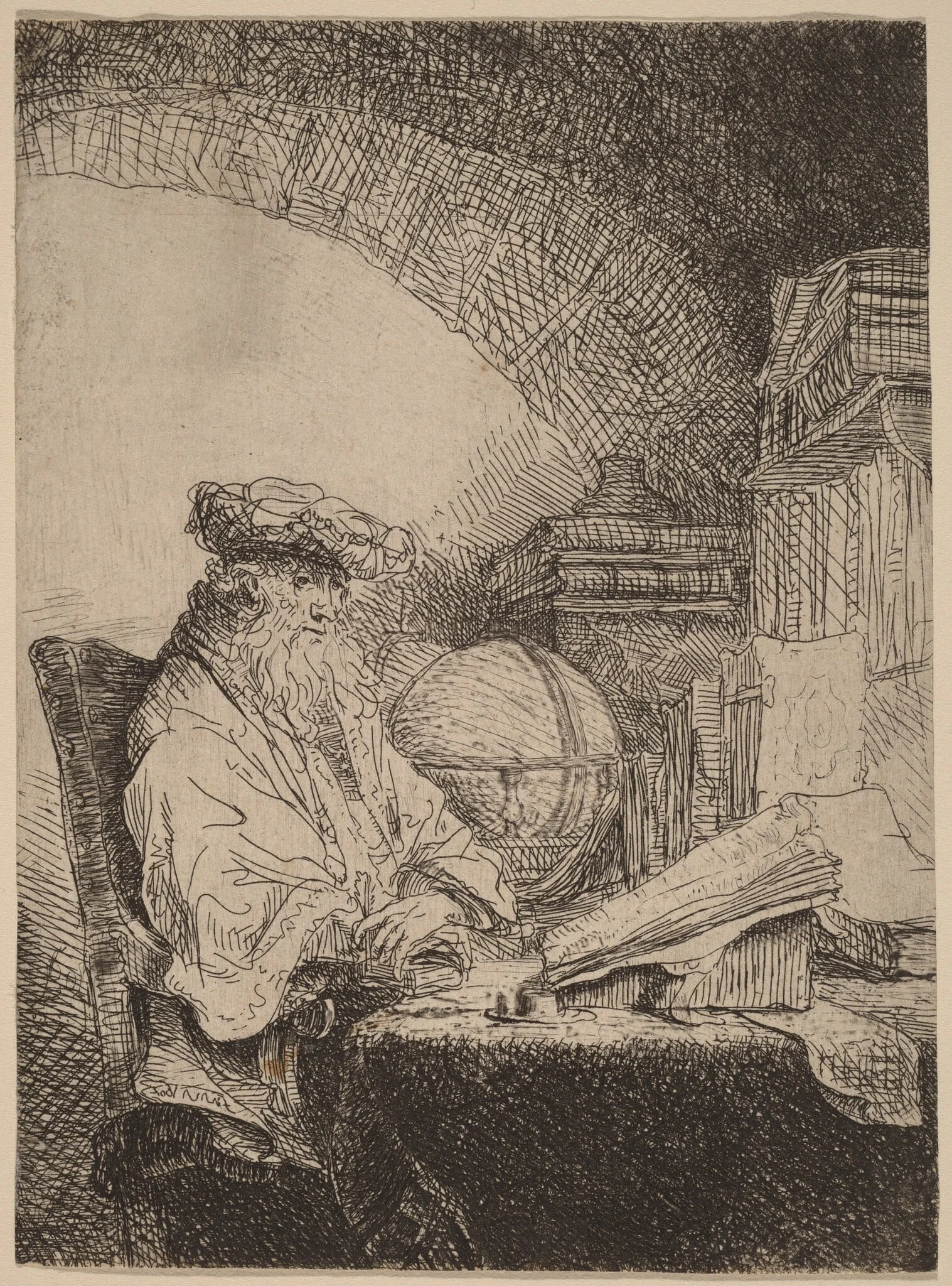 The Astrologer, detail