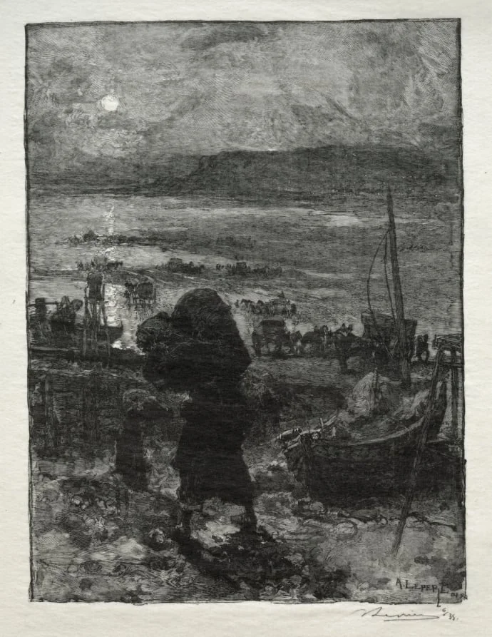 La Récolte du Sable, detail