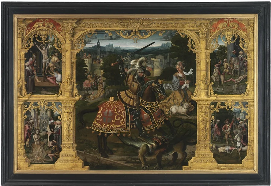 Legend of Saint George, detail