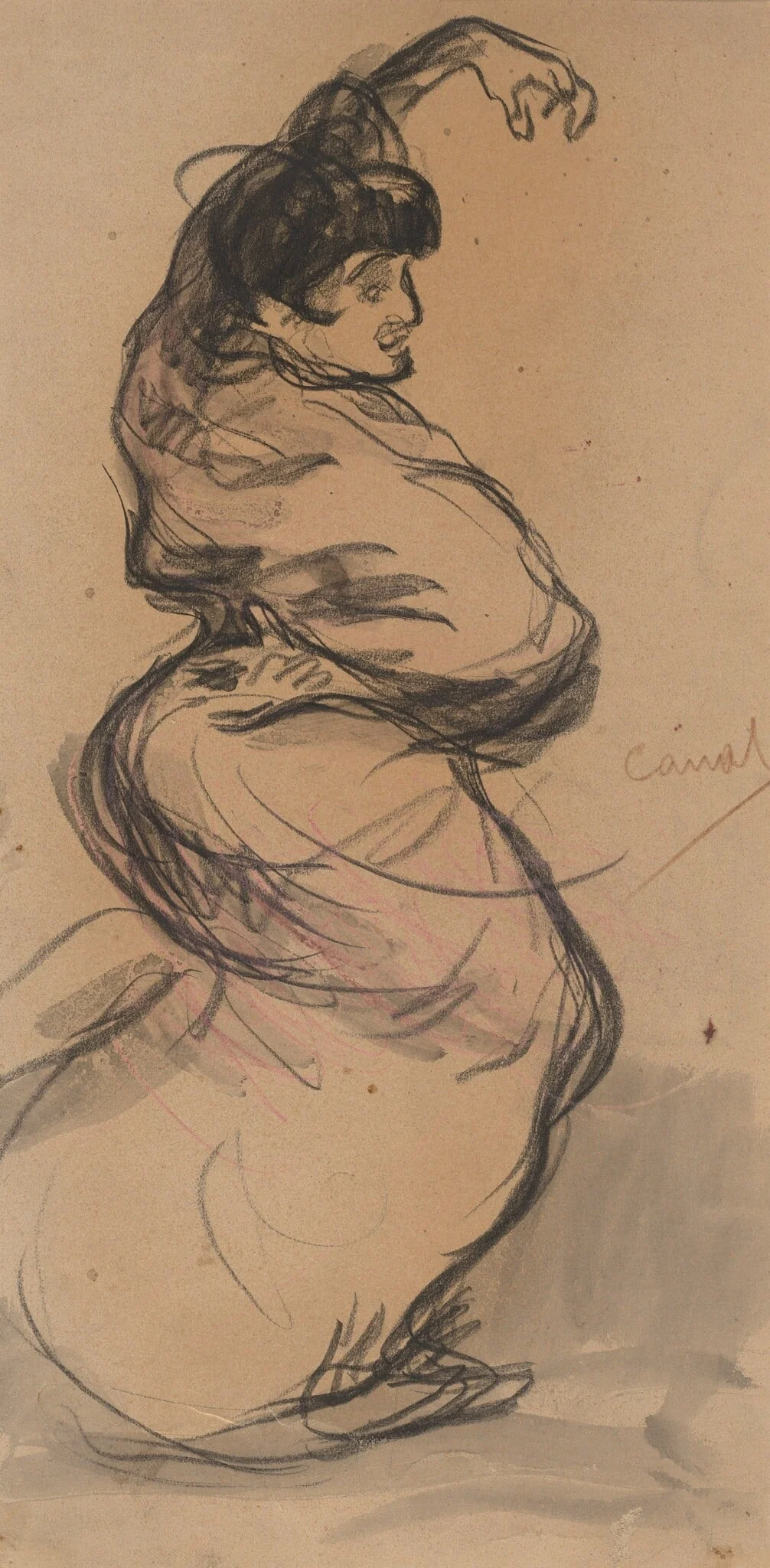 A Spanish Dancer, detail