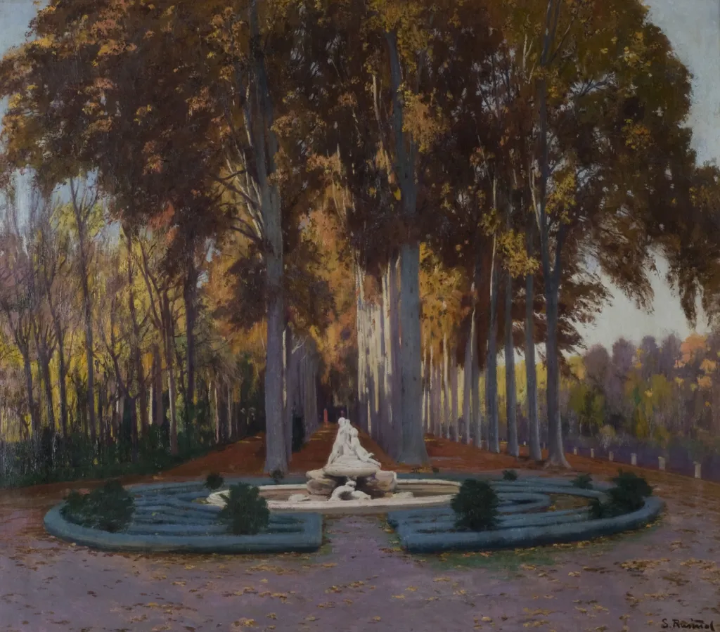 Otoñal, by Santiago Rusiñol i Prats, oil, 1910