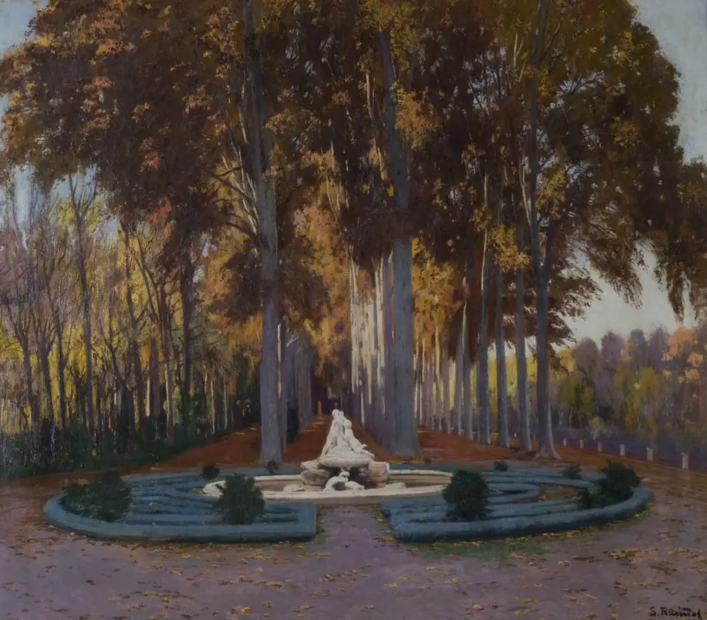 Otoñal, by Santiago Rusiñol i Prats, oil, 1910