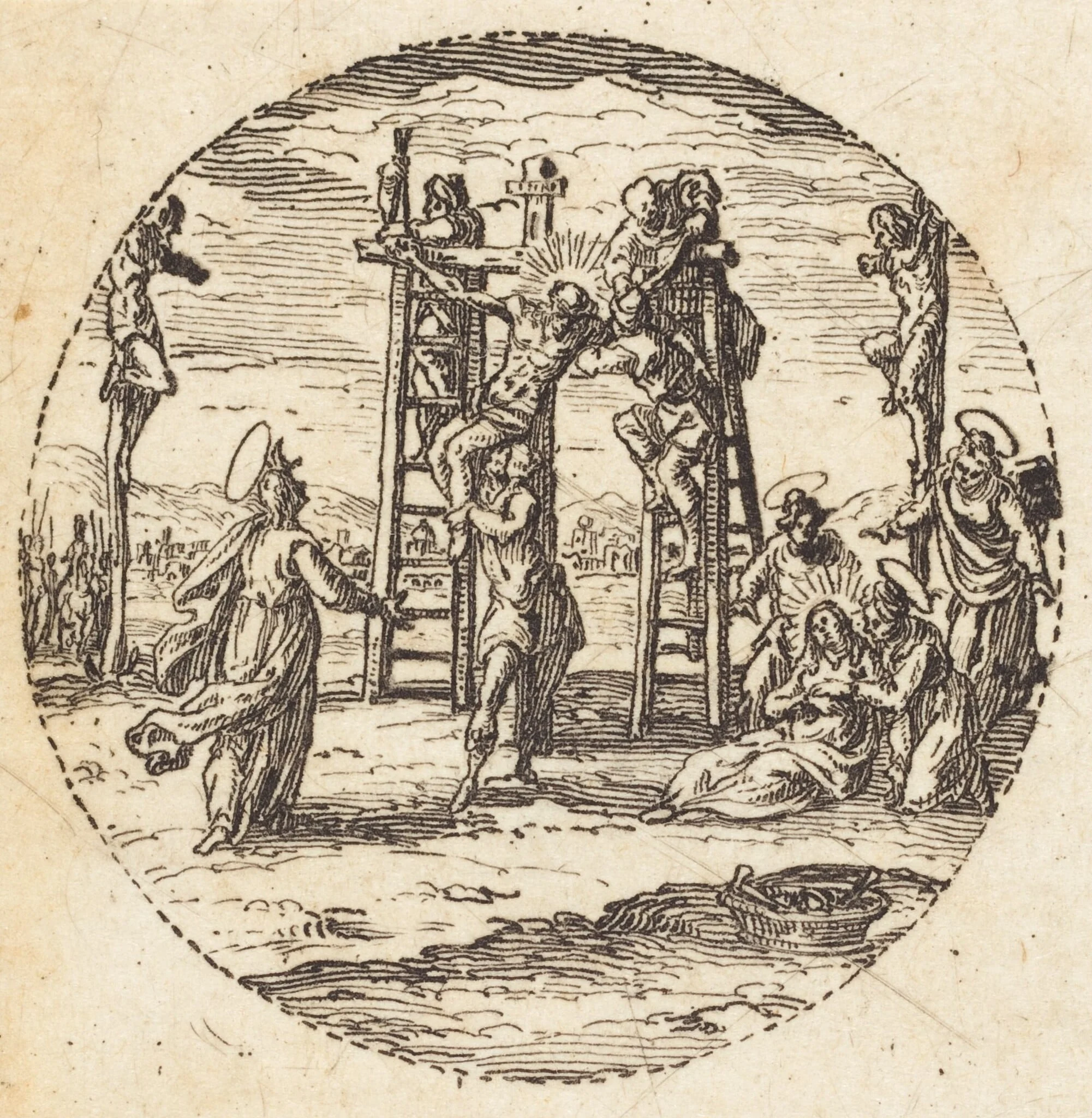 Descent from the Cross, detail