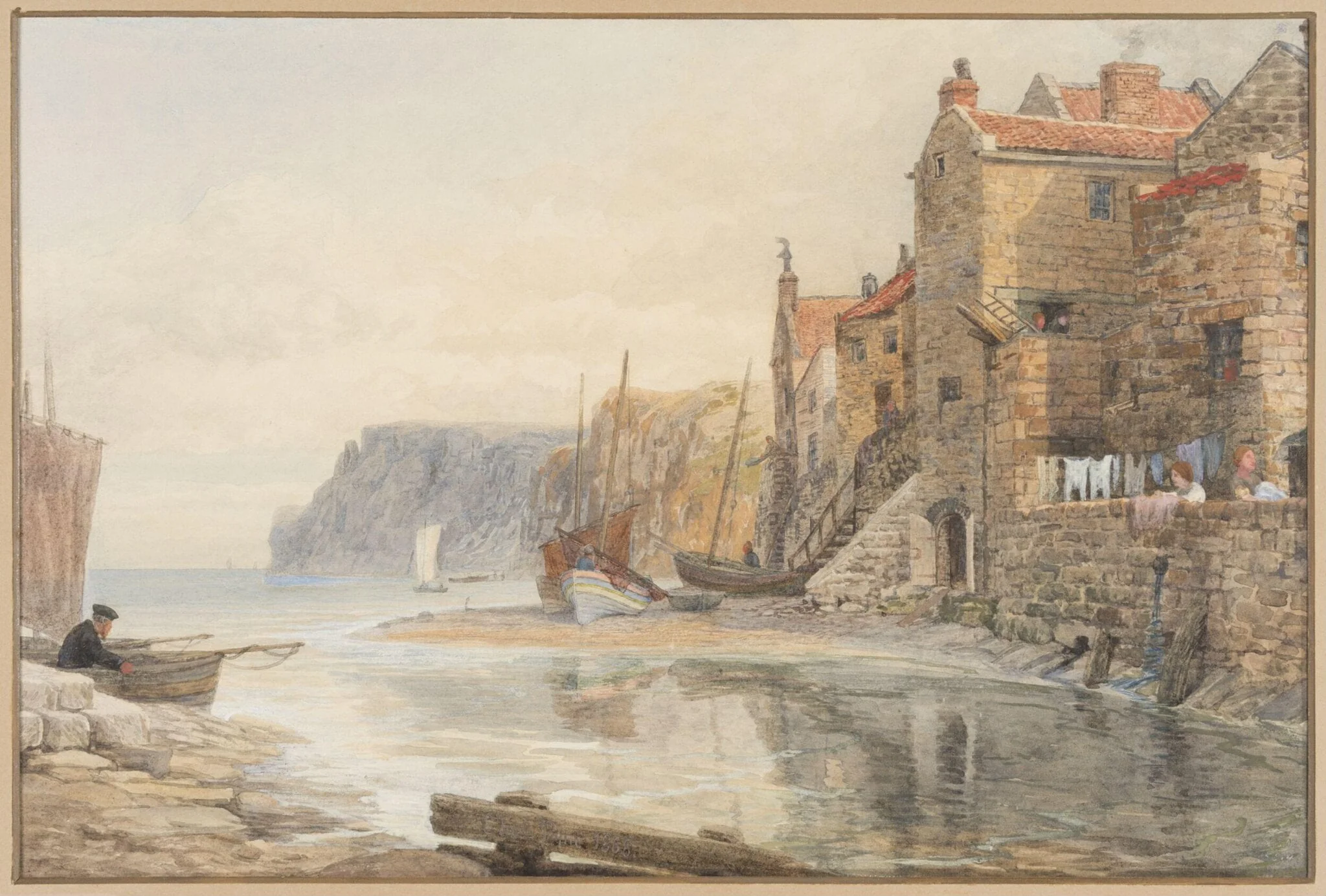 Staithes, Yorkshire, detail