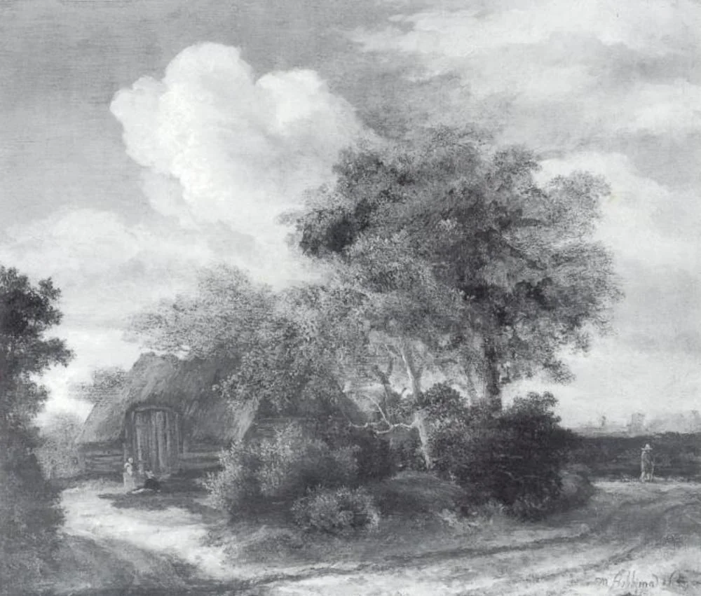 Hut along a Roadside, detail