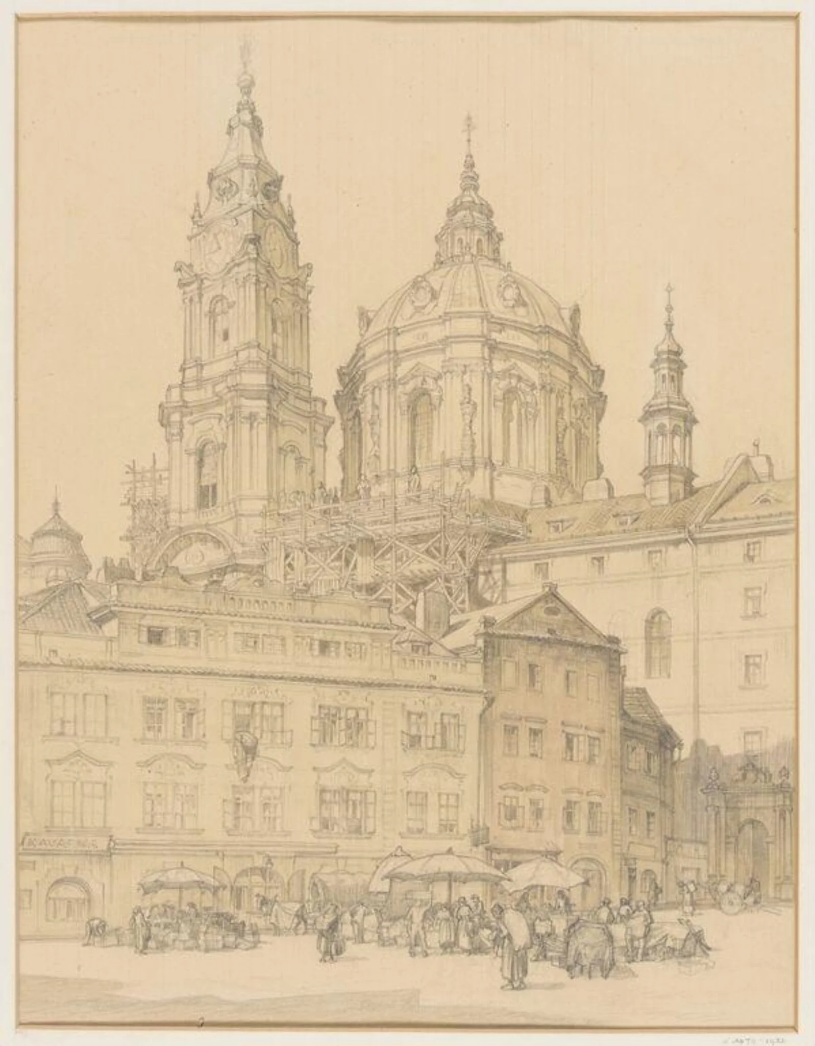 Church of St. Mikaláš (St. Nicholas), Prague., detail
